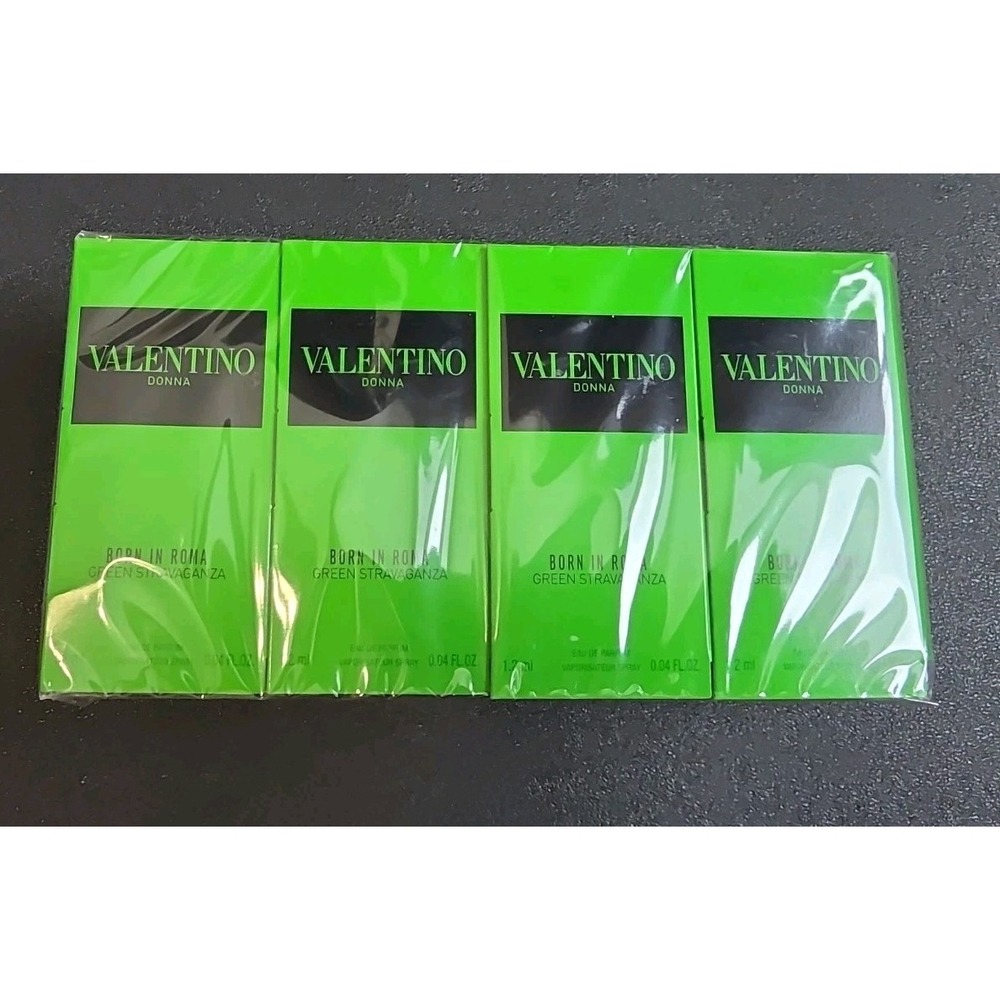 VALENTINO Born in Roma Donna Green Stravaganza 16 X 1.2ml .04 oz Pack Sealed